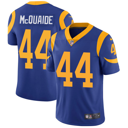 Nike Rams #44 Jacob McQuaide Royal Blue Alternate Men's Stitched NFL Vapor Untouchable Limited Jerse