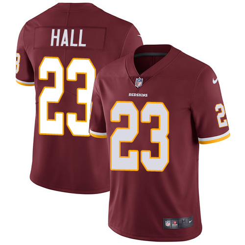 Nike Redskins #23 DeAngelo Hall Burgundy Red Team Color Men's Stitched NFL Vapor Untouchable Limited