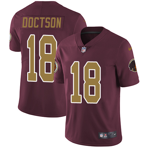 Nike Redskins #18 Josh Doctson Burgundy Red Alternate Men's Stitched NFL Vapor Untouchable Limited J