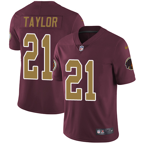 Nike Redskins #21 Sean Taylor Burgundy Red Alternate Men's Stitched NFL Vapor Untouchable Limited Je