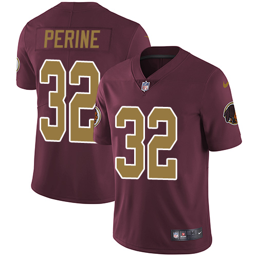 Nike Redskins #32 Samaje Perine Burgundy Red Alternate Men's Stitched NFL Vapor Untouchable Limited