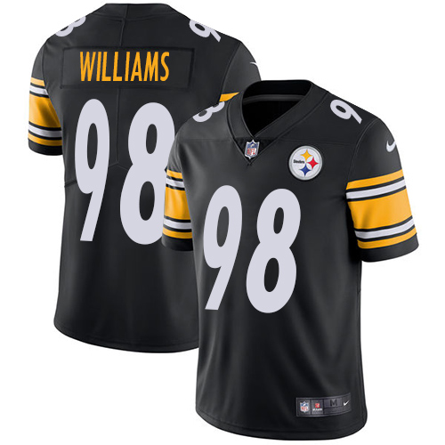 Nike Steelers #98 Vince Williams Black Team Color Men's Stitched NFL Vapor Untouchable Limited Jerse