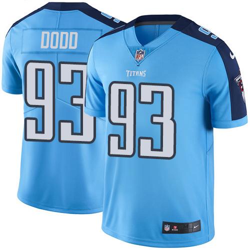 Nike Titans #93 Kevin Dodd Light Blue Team Color Men's Stitched NFL Vapor Untouchable Limited Jersey