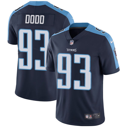 Nike Titans #93 Kevin Dodd Navy Blue Alternate Men's Stitched NFL Vapor Untouchable Limited Jersey