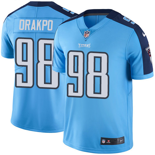 Nike Titans #98 Brian Orakpo Light Blue Team Color Men's Stitched NFL Vapor Untouchable Limited Jers