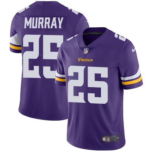 Nike Vikings #25 Latavius Murray Purple Team Color Men's Stitched NFL Vapor Untouchable Limited Jers