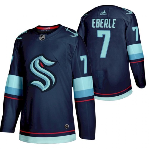 Seattle Kraken #7 Jordan Eberle 2022 Home Navy Jersey