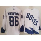 Tampa Bay Lightning #86 Nikita Kucherov White 2022 Stadium Series Authentic Jersey