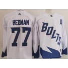 Tampa Bay Lightning #77 Victor Hedman White 2022 Stadium Series Authentic Jersey