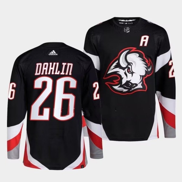 Buffalo Sabres #26 Rasmus Dahlin Black 2022-23 Stitched Jersey