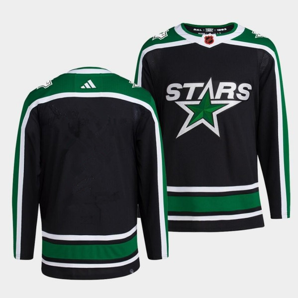 Dallas Stars Blank 2022 Balck Reverse Retro 2.0 Stitched Jersey