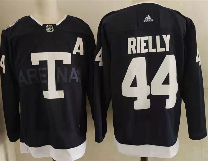 Toronto Maple Leafs 44 Morgan Rielly Navy 2022 NHL Heritage Classic Jersey