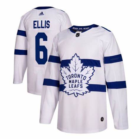 Toronto Maple Leafs #6 Ron Ellis White Stitched NHL Jersey