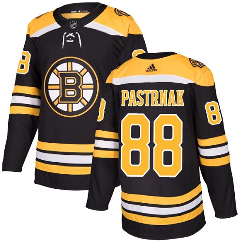 Adidas Bruins #88 David Pastrnak Black Home Authentic Stitched NHL Jersey