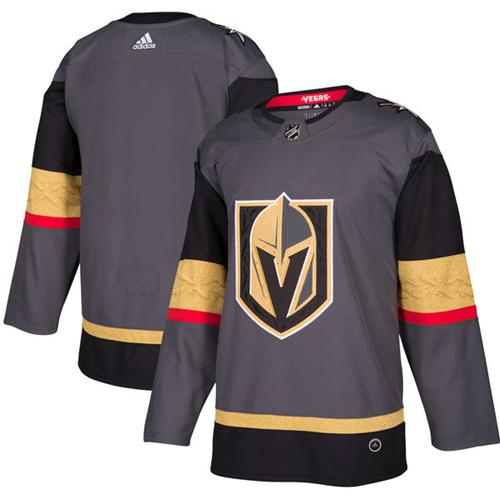 Adidas Golden Knights Blank Grey Home Authentic Stitched NHL Jersey