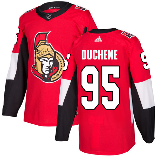 Adidas Senators #95 Matt Duchene Red Home Authentic Stitched NHL Jersey