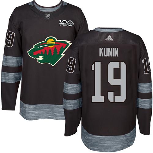 Adidas Wild #19 Luke Kunin Black 1917-2017 100th Anniversary Stitched NHL Jersey