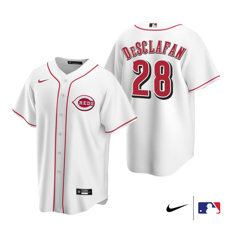 Nike Youth #28 Anthony Desclafani Cincinnati Reds Baesball Jerseys Sale-White