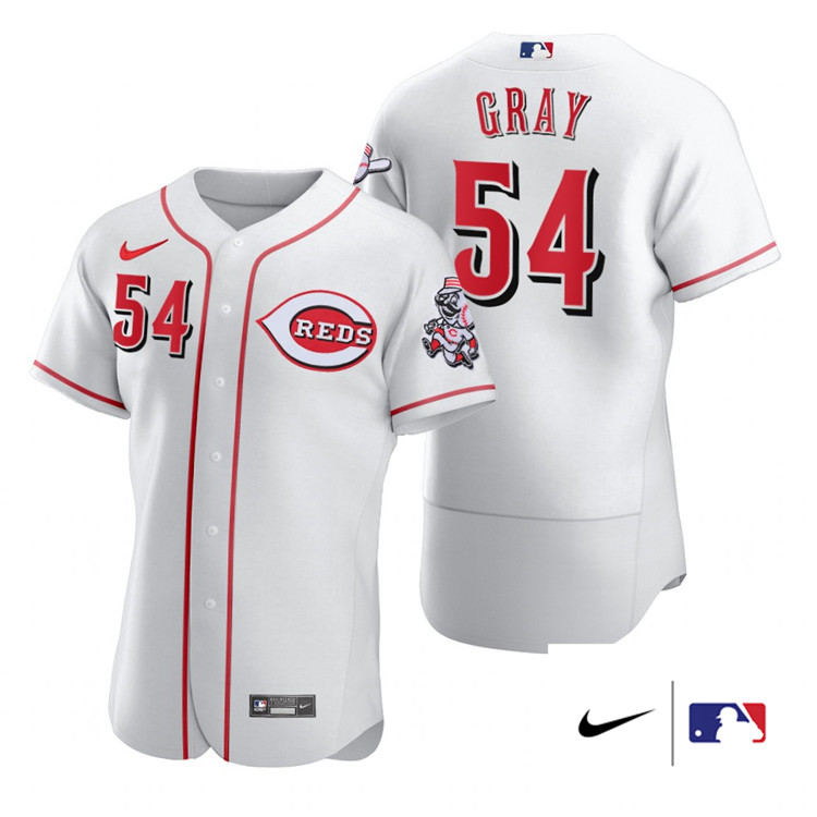 Nike Men #54 Sonny Gray Cincinnati Reds Authentics Baesball Jerseys Sale-White