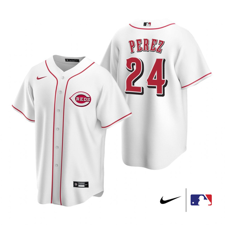 Nike Men #24 Tony Perez Cincinnati Reds Baesball Jerseys Sale-White