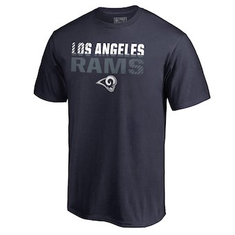 Los Angeles Rams Pro Line by Fanatics Branded Navy Iconic Collection Fade Out T-Shirt