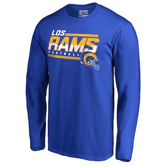 Los Angeles Rams NFL Pro Line by Fanatics Branded Royal Hometown Collection Hot Read Long Sleeve T-S