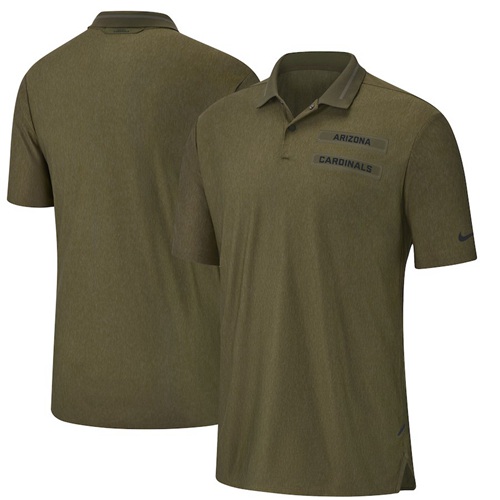 Arizona Cardinals Salute to Service Sideline Polo Olive