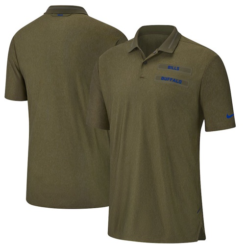 Buffalo Bills Salute to Service Sideline Polo Olive