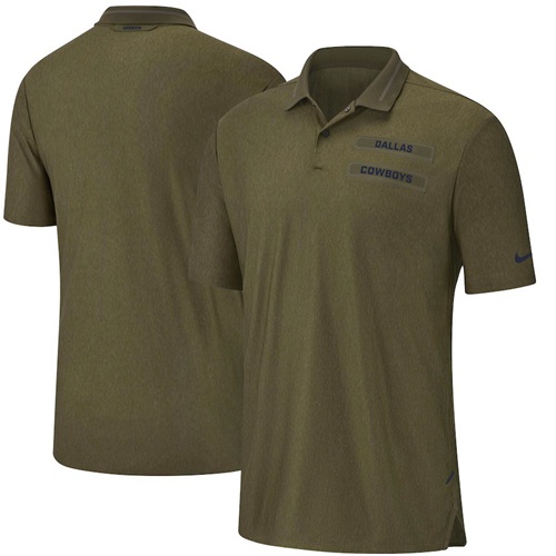 Dallas Cowboys Salute to Service Sideline Polo Olive