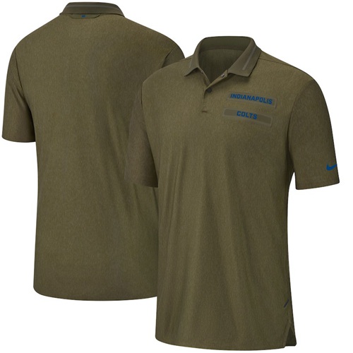 Indianapolis Colts Salute to Service Sideline Polo Olive