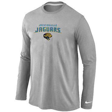 Jacksonville Jaguars Heart & Soul Long Sleeve T-Shirt Grey