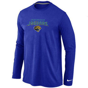 Jacksonville Jaguars Heart & Soul Long Sleeve T-Shirt Blue