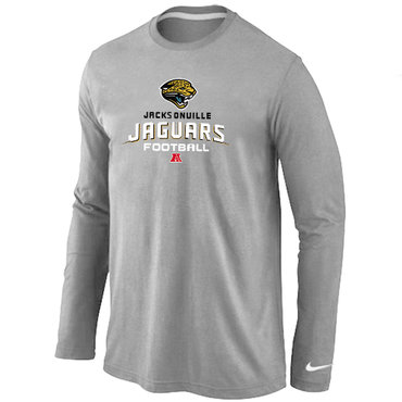 Jacksonville Jaguars Critical Victory Long Sleeve T-Shirt Grey