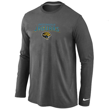 Jacksonville Jaguars Heart & Soul Long Sleeve T-Shirt D.Grey