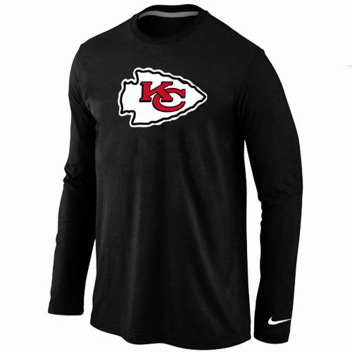 Kansas City Chiefs Logo Long Sleeve T-Shirt black