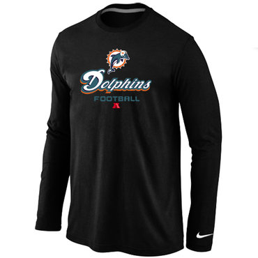 Miami Dolphins Critical Victory Long Sleeve T-Shirt Black