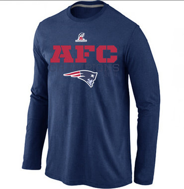 Patriots D.Blue Long Sleeve Men T-Shirts