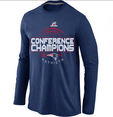 Patriots D.Blue Long Sleeve Men T-Shirts02