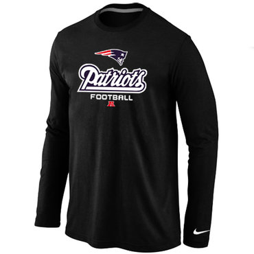 New England Patriots Critical Victory Long Sleeve T-Shirt Black