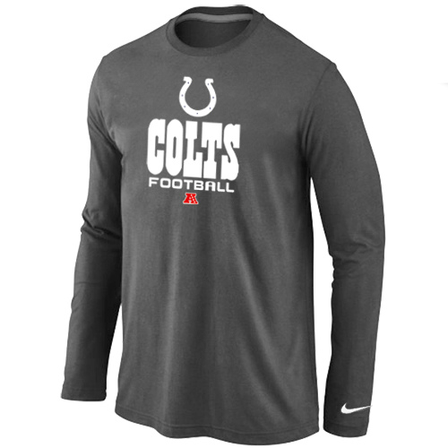 Indianapolis Colts Critical Victory Long Sleeve T-Shirt D.Grey