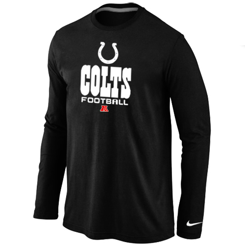 Indianapolis Colts Critical Victory Long Sleeve T-Shirt Black