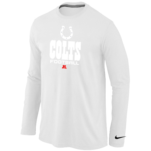 Indianapolis Colts Critical Victory Long Sleeve T-Shirt White