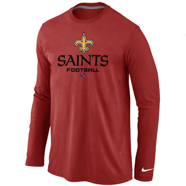 New Orleans Saints Critical Victory Long Sleeve T-Shirt RED