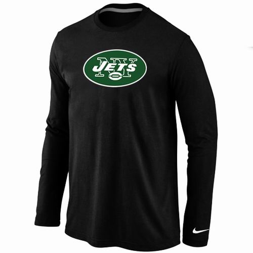 New York Jets Logo Long Sleeve T-Shirt black