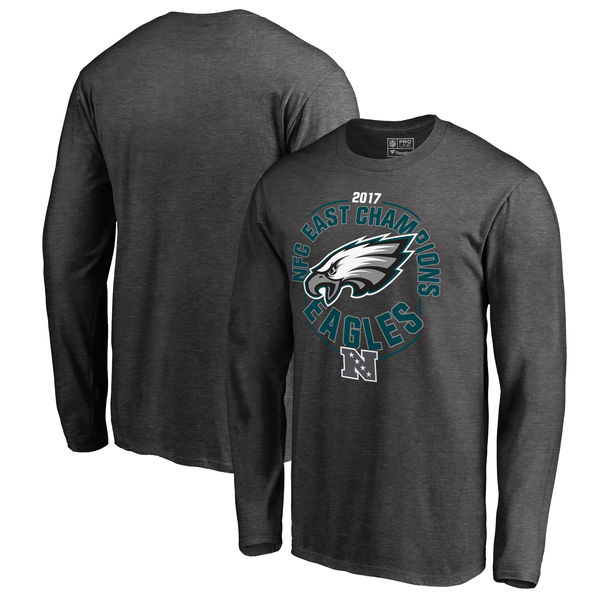 Philadelphia Eagles NFL Pro Line by Fanatics Branded 2017 NFC East Division Champions Long Sleeve T