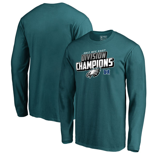 Philadelphia Eagles NFL Pro Line by Fanatics Branded 2017 NFC East Division Champions Long Sleeve T