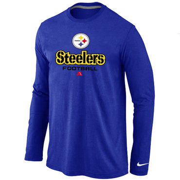 Pittsburgh Steelers Critical Victory Long Sleeve T-Shirt Blue