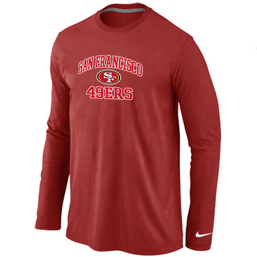 San Francisco 49ers Heart&Soul Long Sleeve T-Shirt Red