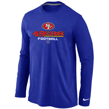 San Francisco 49ers Critical Victory Long Sleeve T-Shirt Blue