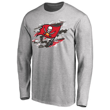 Tampa Bay Buccaneers NFL Pro Line Ash True Colors Long Sleeve T-Shirt